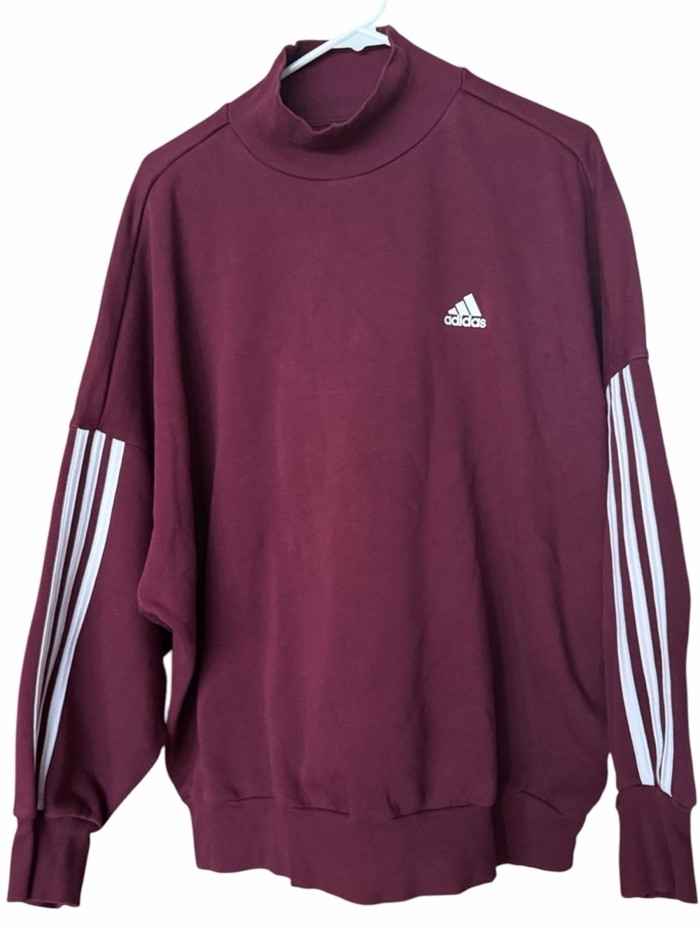 Women’s adidas burgundy sweatshirt XL